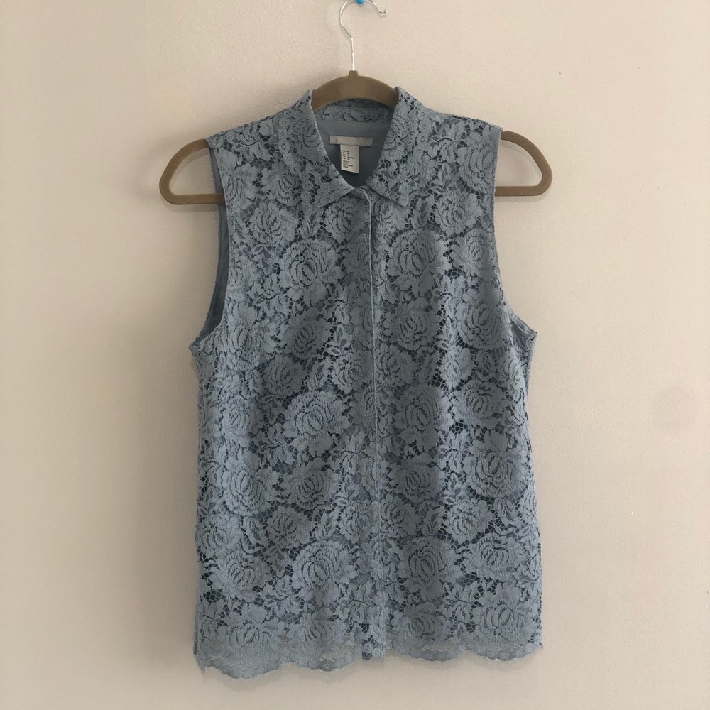 H&M Blue Top Size 10